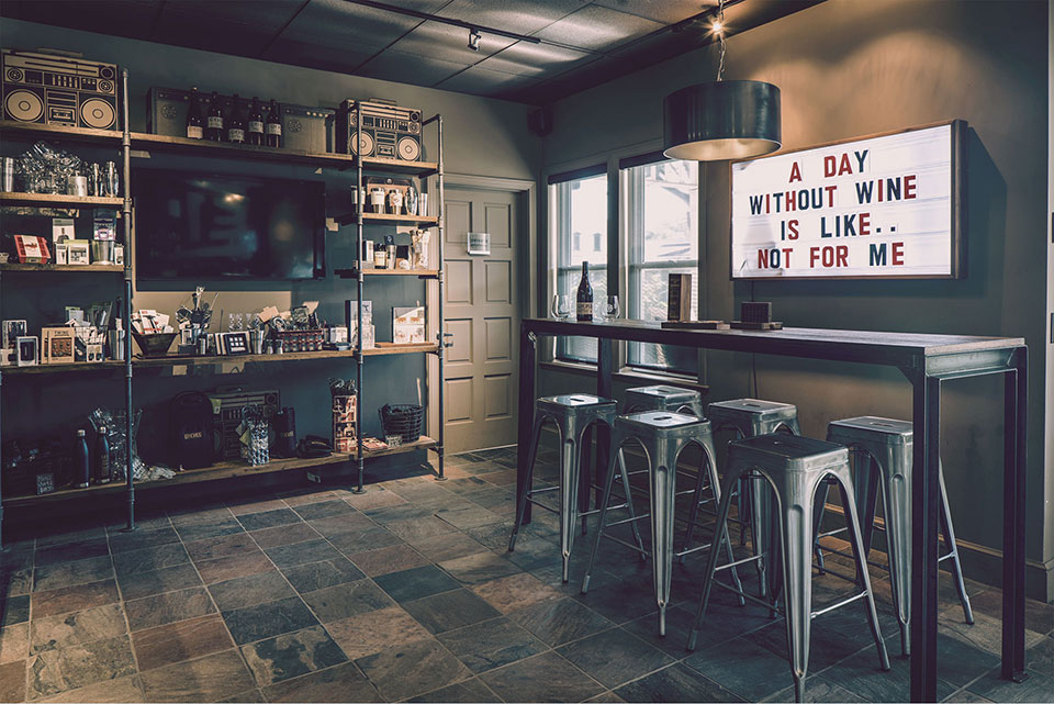 Interior of Tasting Room