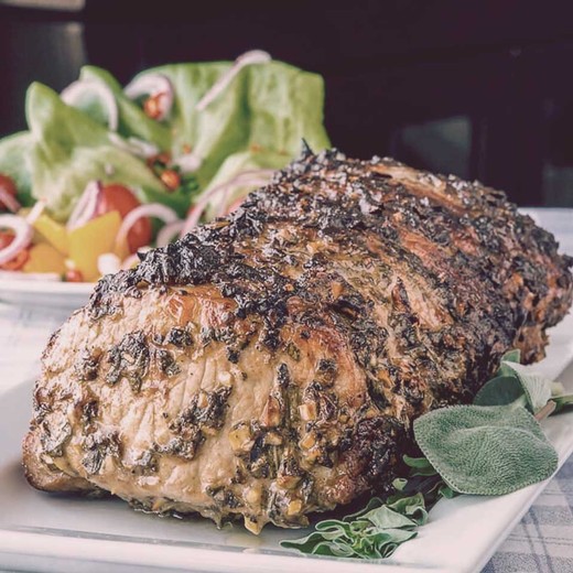 Herb Crusted Roast Pork Loin