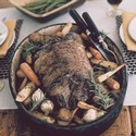 Roast Leg of Lamb with Root Vegetables