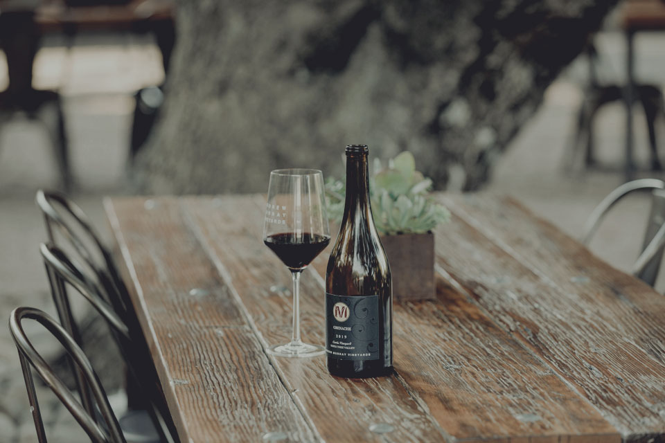 Andrew Murray Vineyards Discover experience table setuo